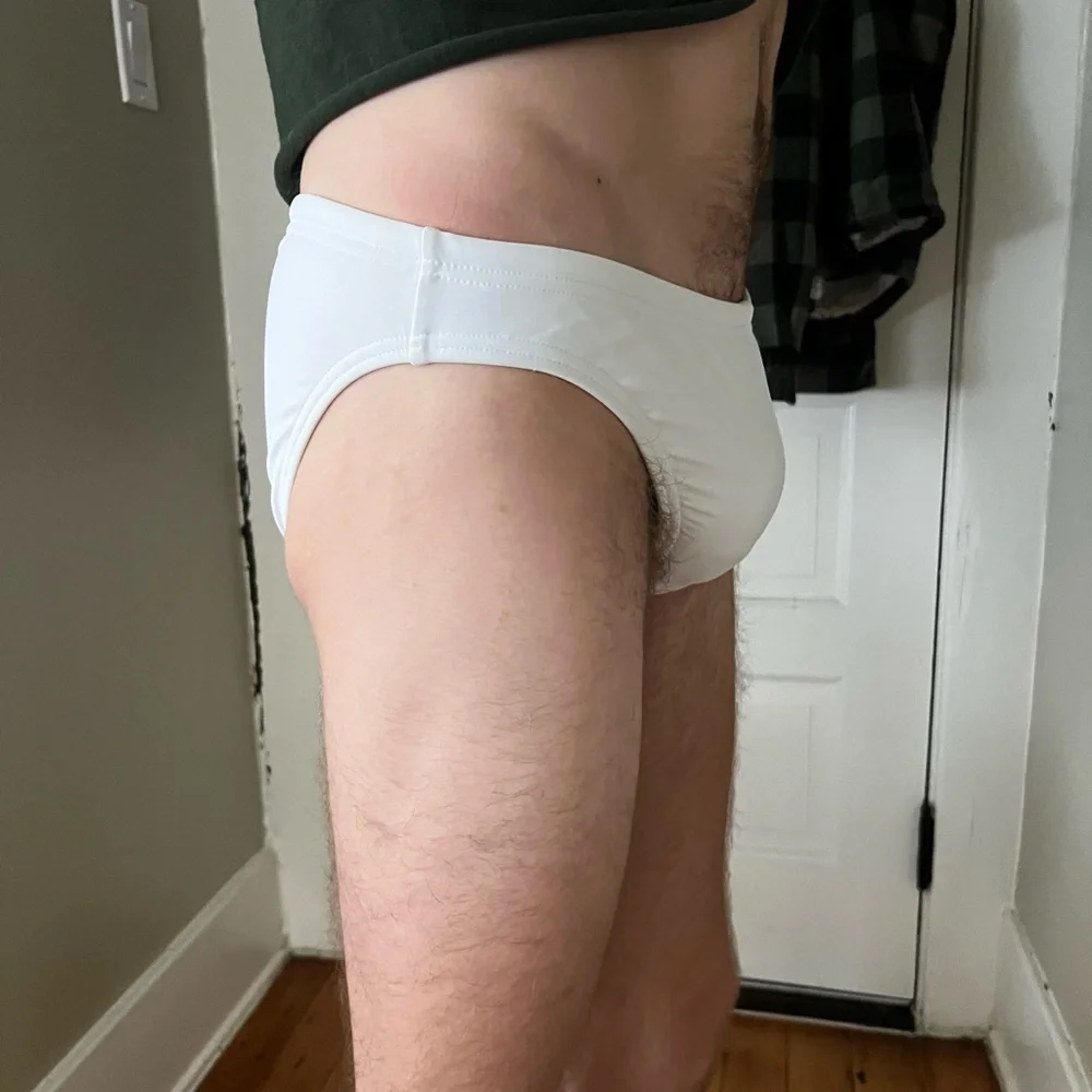 Speedo Men's Classic White Briefs - Picture 2 of 4